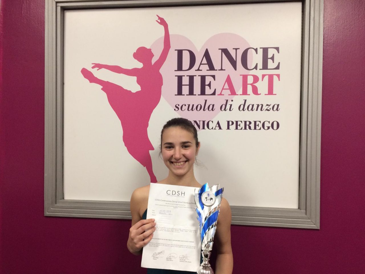 Josie è arrivata terza al concorso internazionale di Monza Danza