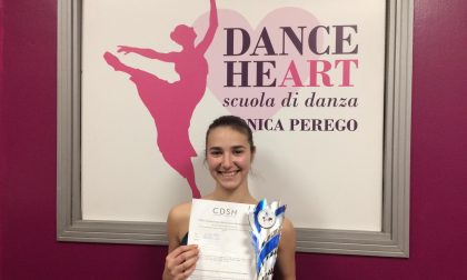 Josie è arrivata terza al concorso internazionale di Monza Danza