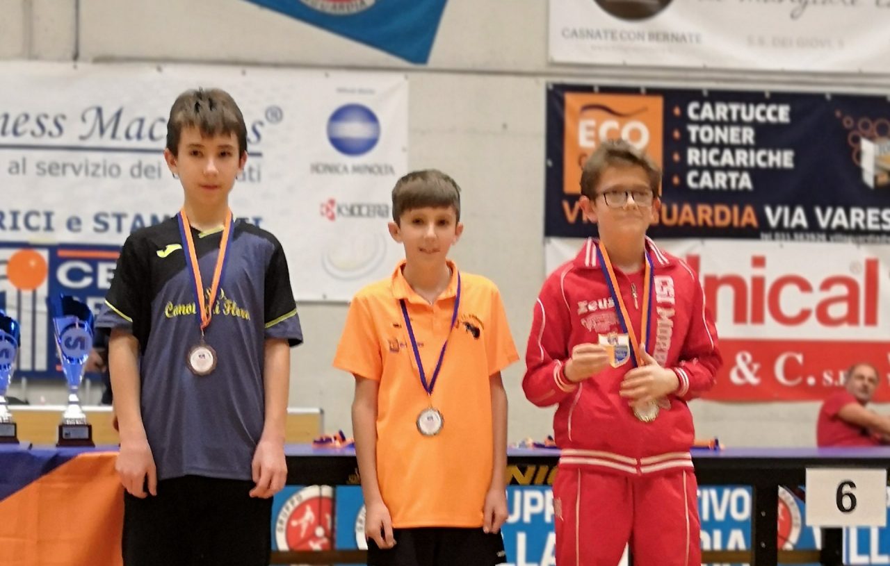 Luca Nava vince il titolo regionale nel Tennis Tavolo
