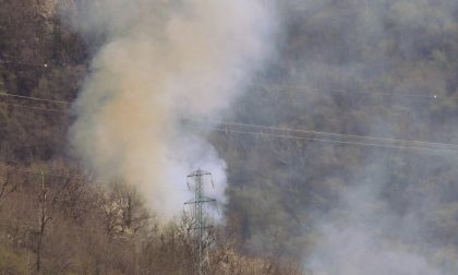 Incendio boschivo, un morto a Pescegallo