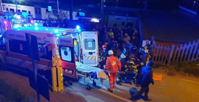 Scontro tra treni maxi emergenza in Brianza