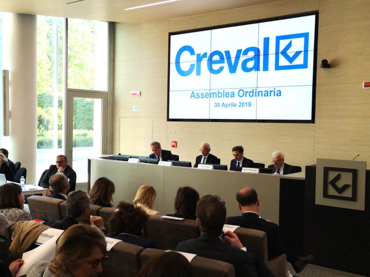 Creval in assemblea, l’amministratore delegato Lovaglio presenta il bilancio 2018