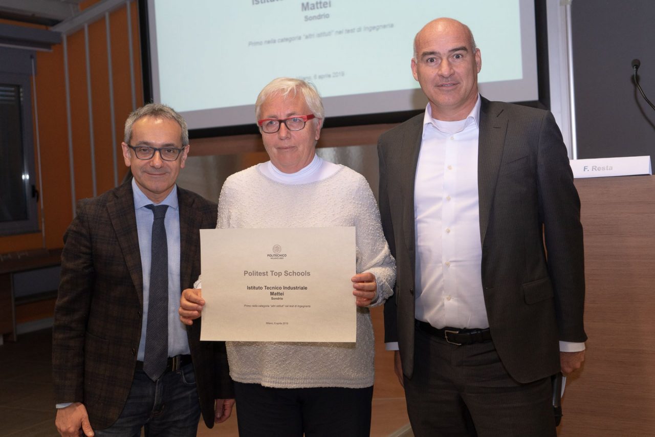 L’Itis Mattei premiato dal Politecnico di Milano