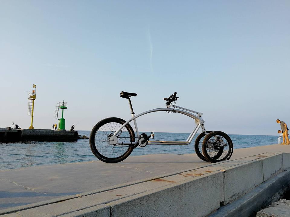Rinaldi presenta la sua bici cargo