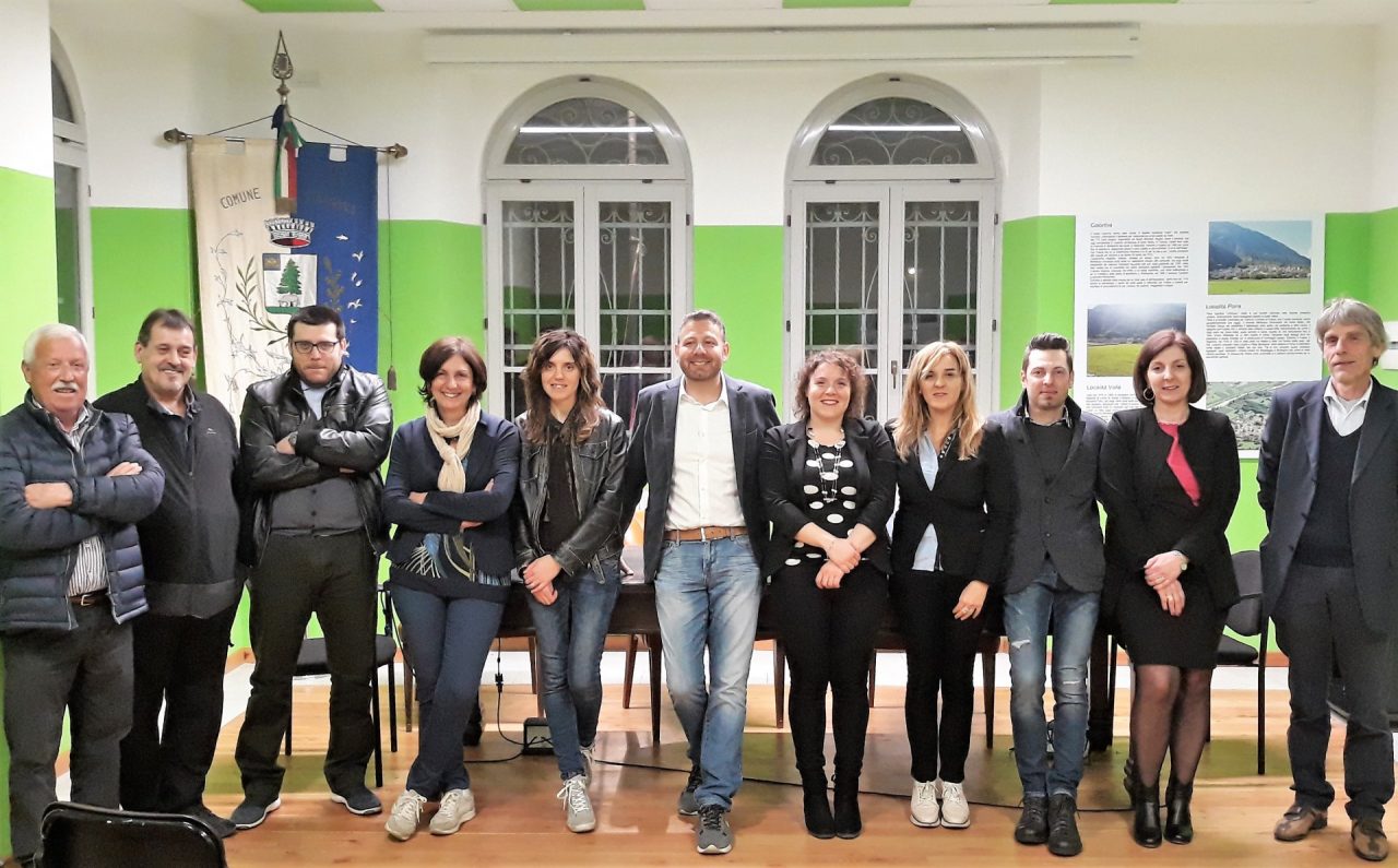 Elezioni a Colorina, la squadra di Doriano Codega