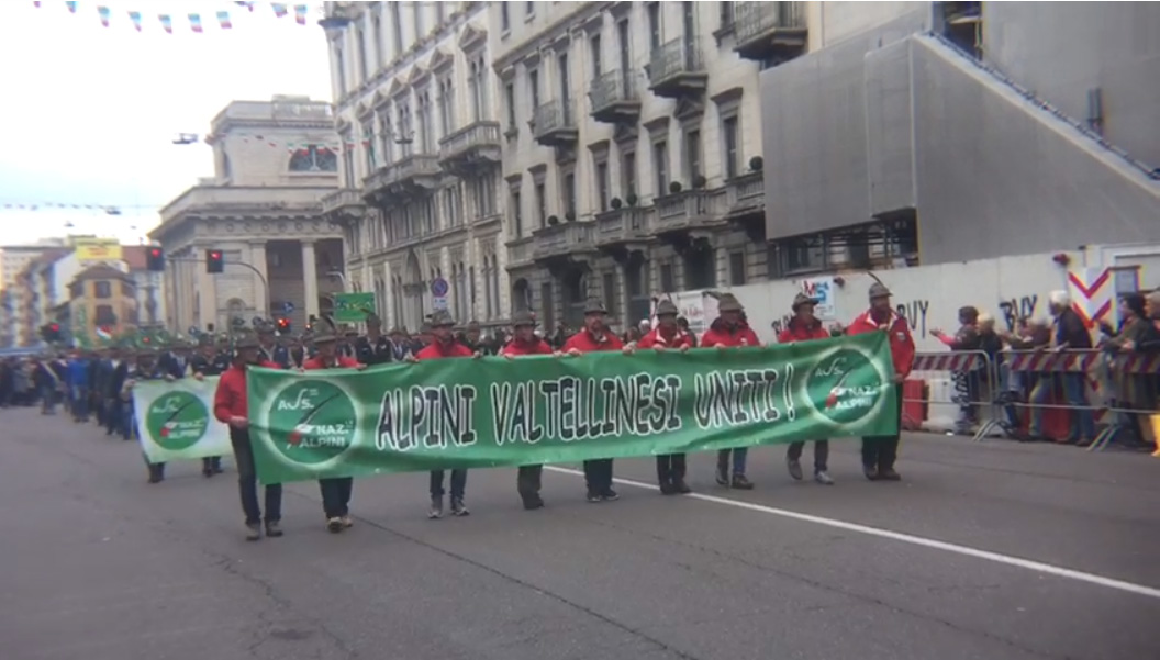 Adunata Alpini Milano 2019, la Valtellina c’è VIDEO
