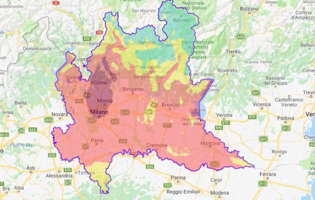 Soglia di ozono: anche Sondrio in allerta