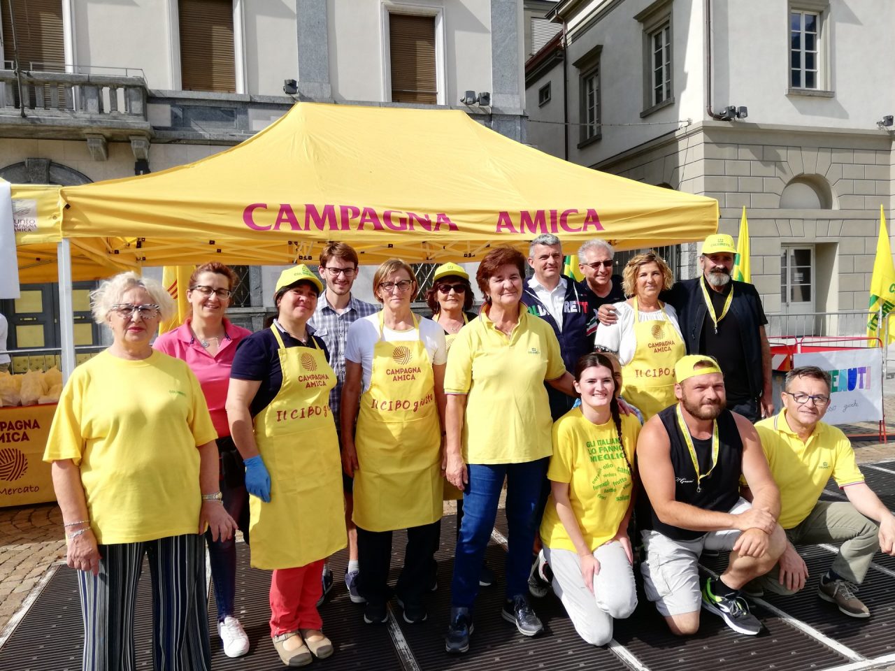 In piazza a Sondrio la grande festa di Coldiretti coi bambini