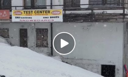 Nevica sullo Stelvio VIDEO