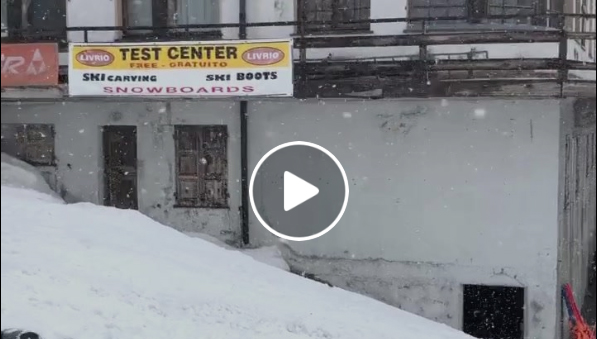 Nevica sullo Stelvio VIDEO