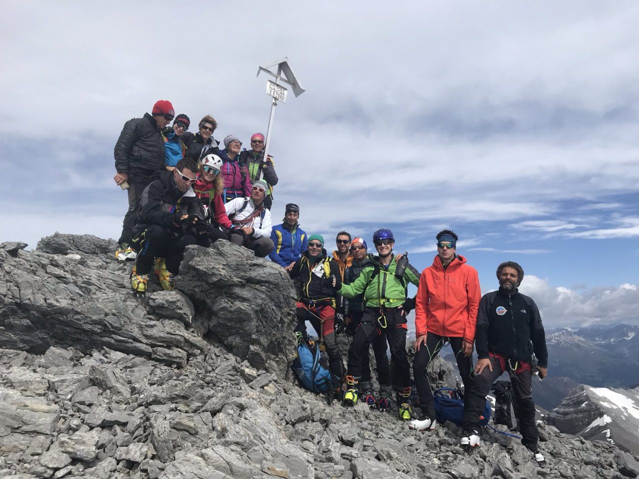 Il Cai Valfurva al monte Cristallo