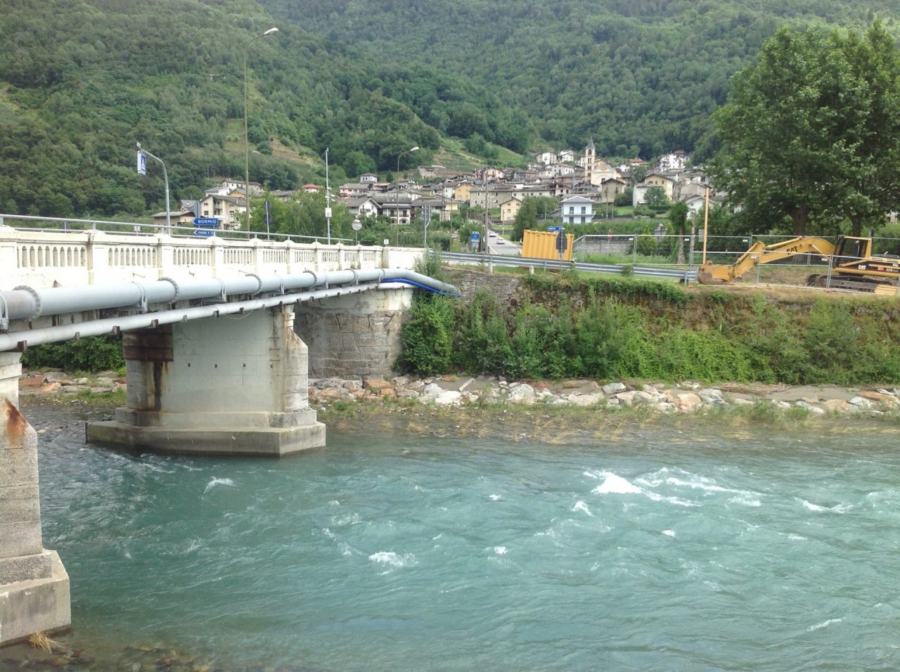 Ponte Stazzona, lavori ancora fermi