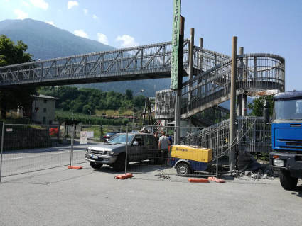 Via ai lavori sulla passerella