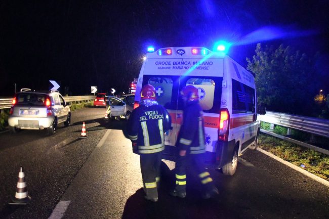Incidente sulla Statale 36, gravissimi due ragazzi