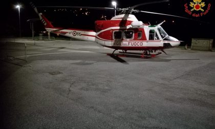 Da Torino l'elicottero per recuperare escursionisti in difficoltà