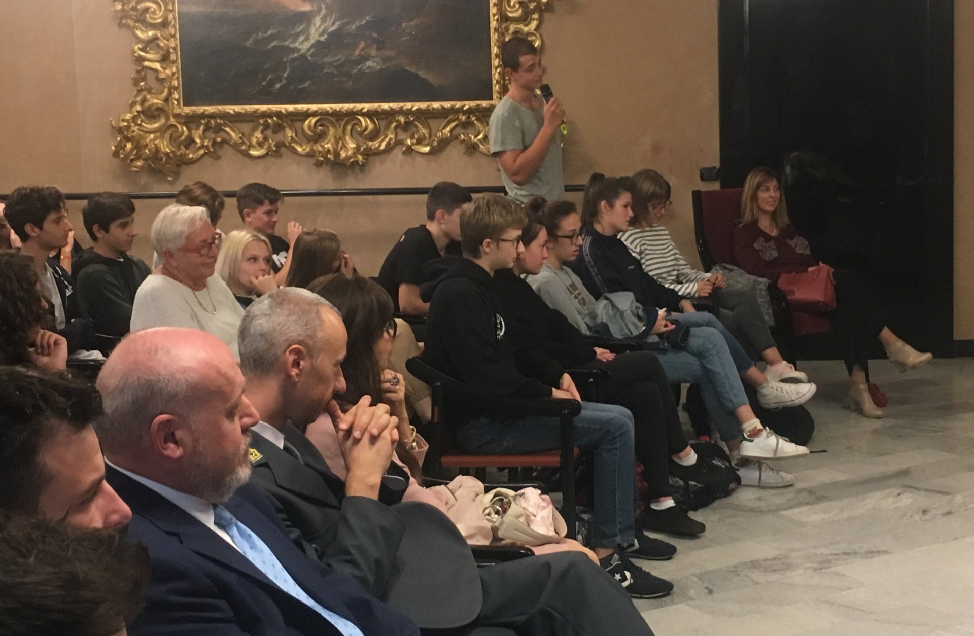 INCONTRO SONDRIO 23 settembre - Le domande degli studenti durante l'incontro con Pietro Sebastiani, Ambasciatore d'Italia presso la Santa Sede