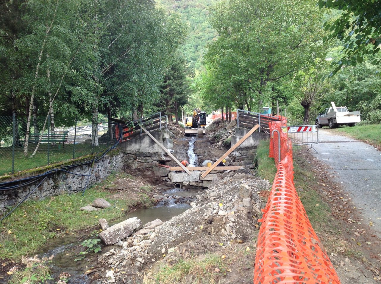 Lavori sulla Val Maggiore