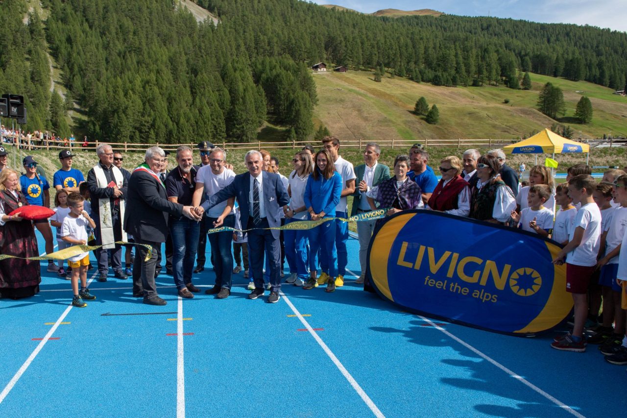 Taglio del nastro a Livigno per la pista di atletica