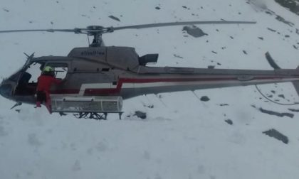 Neve al Rifugio, escursionisti rientrano in elicottero