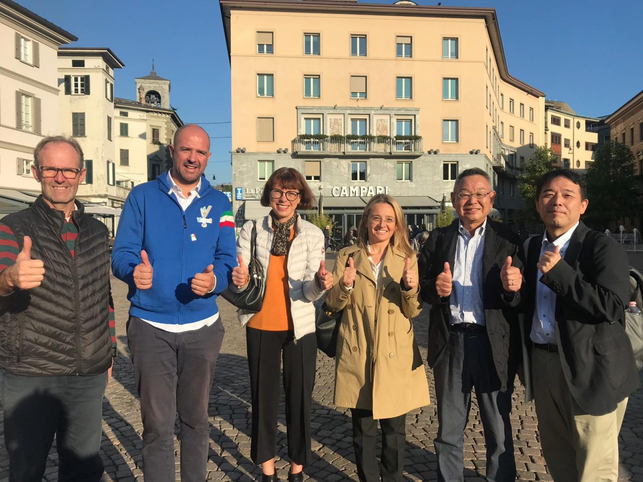 Olimpiadi dei Sordi, delegazione giapponese in visita