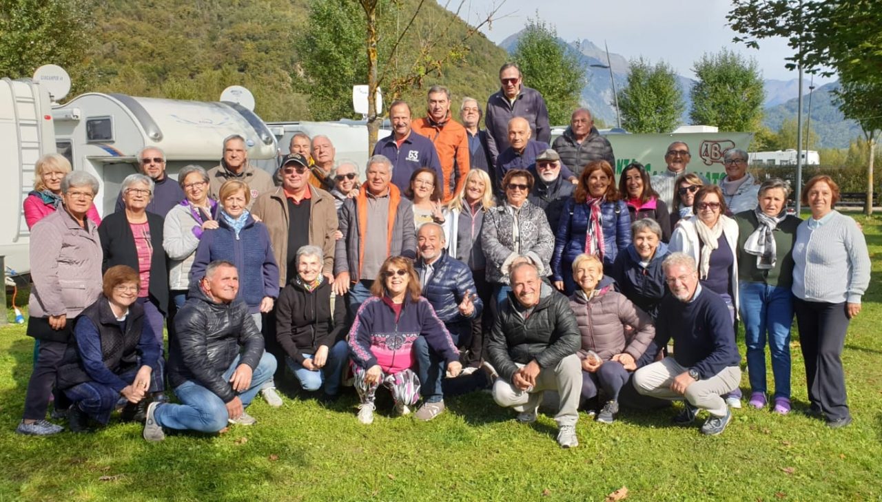 Campeggiatori lombardi a Lovero