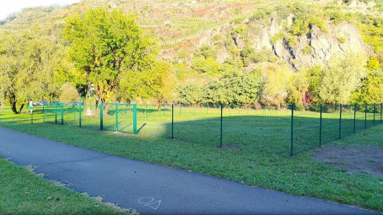 Pronta la nuova area cani a Sondrio