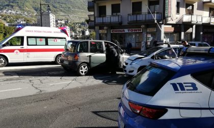 Sondrio: incidente in via Mazzini, due feriti