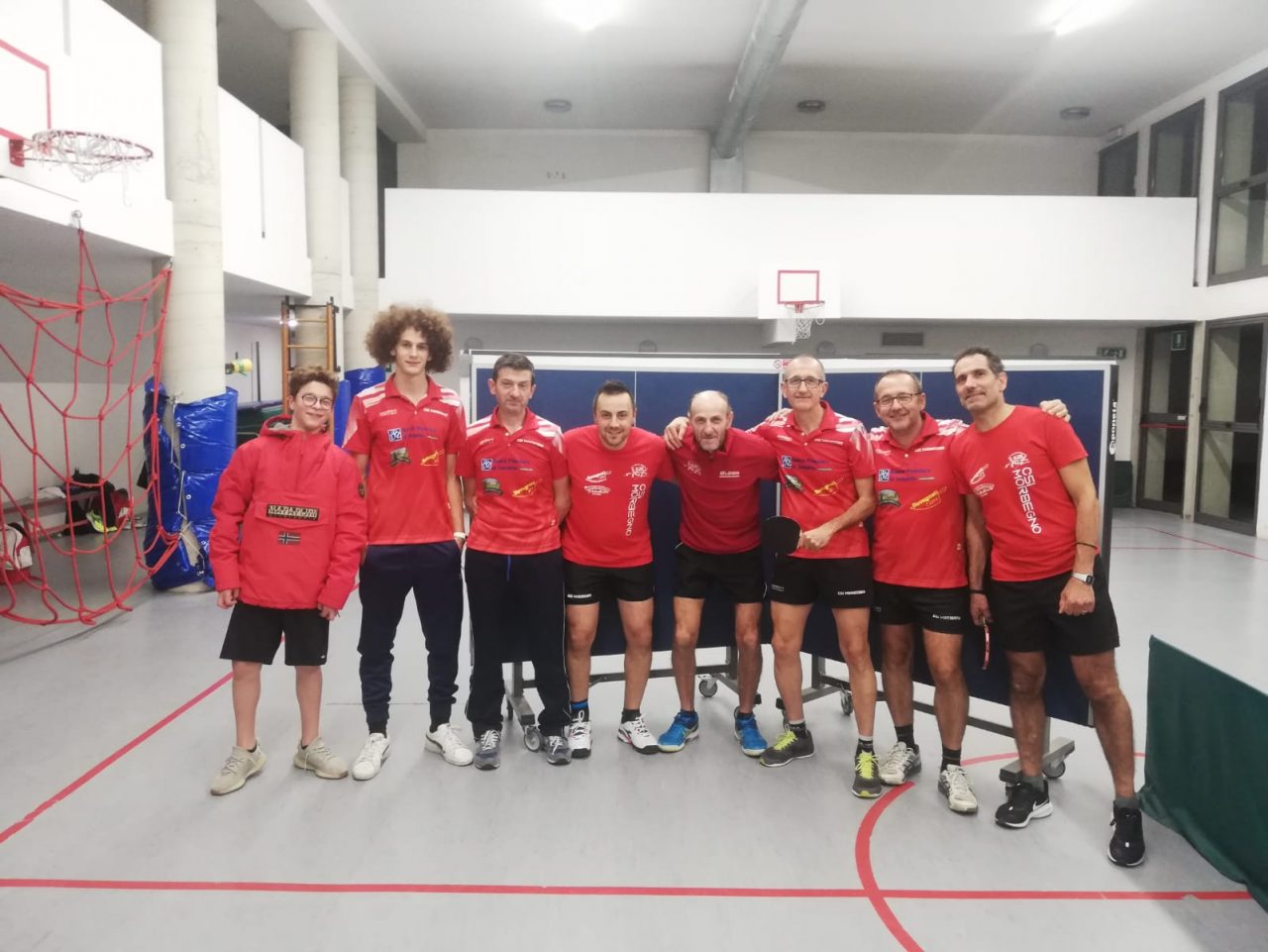 Tennis tavolo: super derby dei Diavoli Rossi