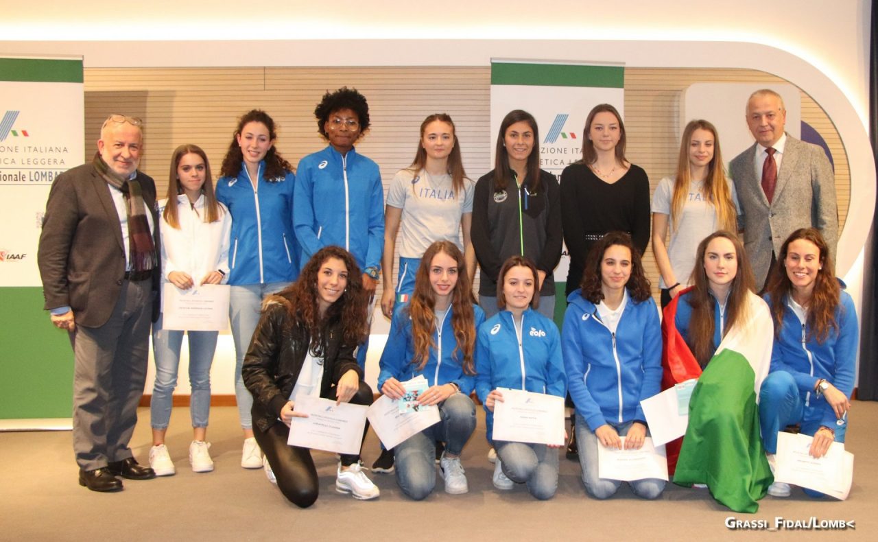Talenti valtellinesi premiati alla “Festa dell’atletica lombarda 2019”