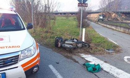 Schianto tra un'auto e un motorino a Delebio