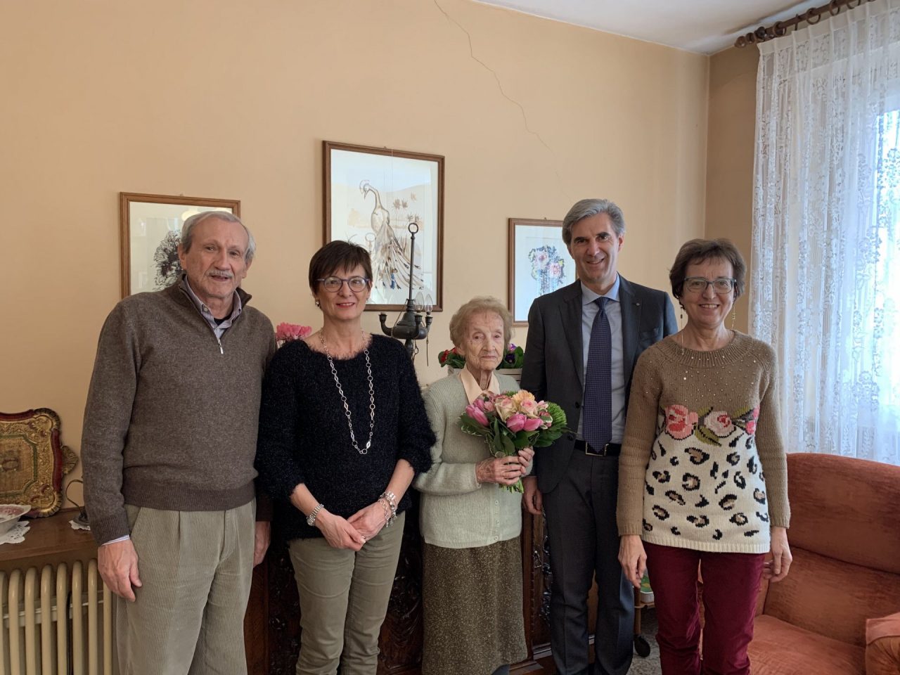 Sondrio festeggia i 100 anni di Maria Martini