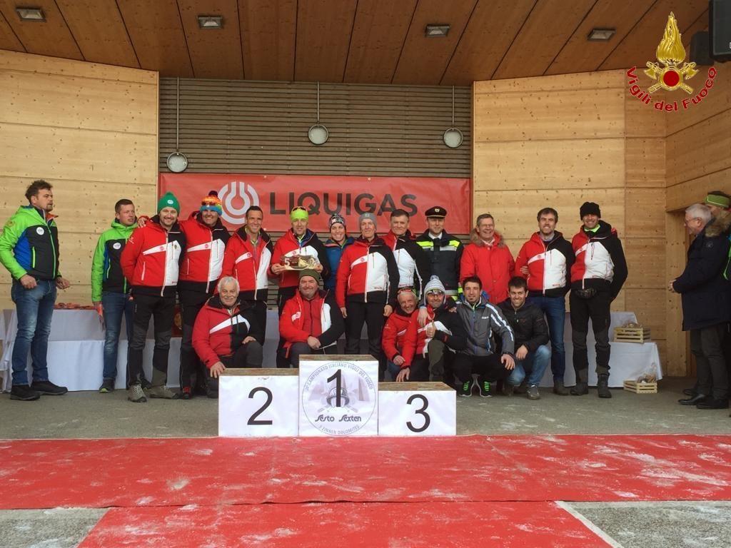 I Vigili del Fuoco di Sondrio al Campionato VVF di Sci Alpino e Nordico