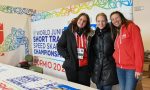 Arianna Fontana in visita ai Mondiali Junior di Short Track