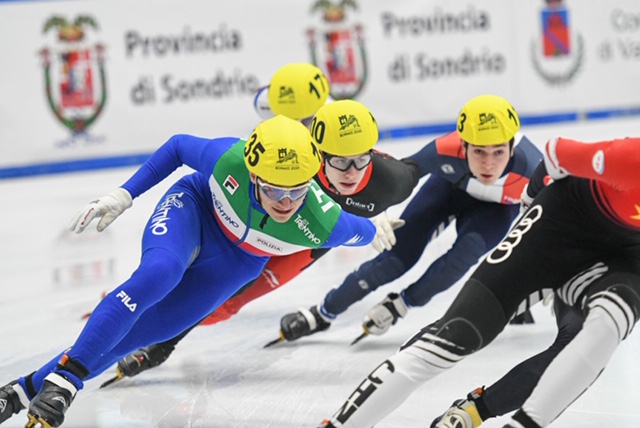 Mondiali Short Track: a Bormio è subito record