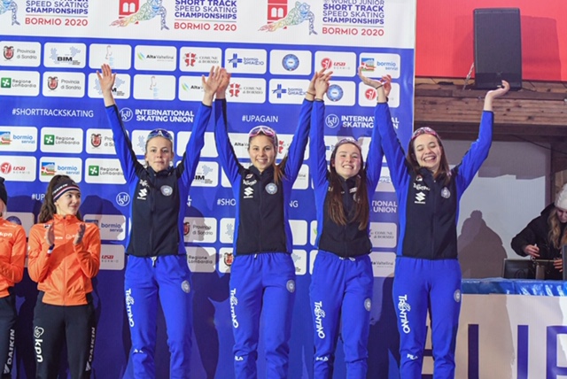 Mondiali Junior Short Track: per l’Italia è Bronzo grazie alle valtellinesi