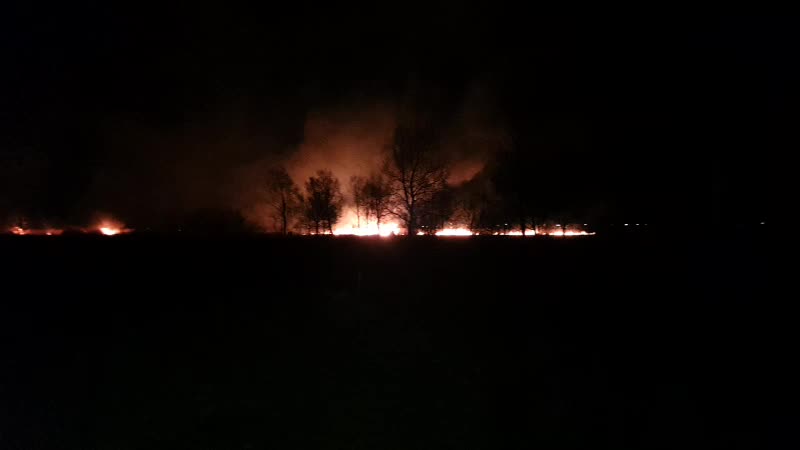 Pian di Spagna in fiamme VIDEO