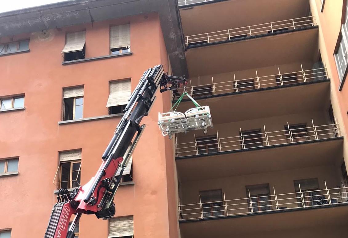 Covid in Valtellina: pazienti in gravi condizioni al Morelli di Sondalo