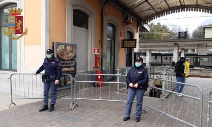 Coronavirus: treni e stazioni presidiati dalla Polizia