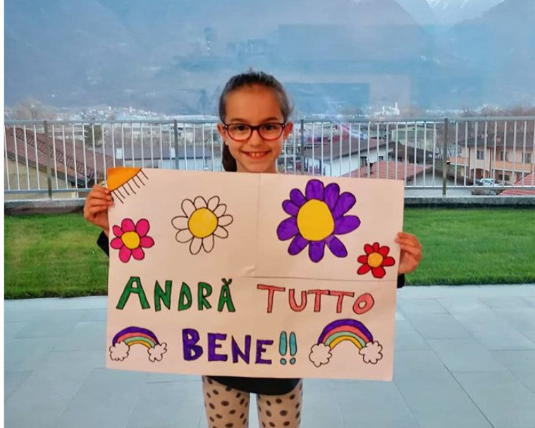 #andràtuttobene: la Valtellina risponde al coronavirus FOTO