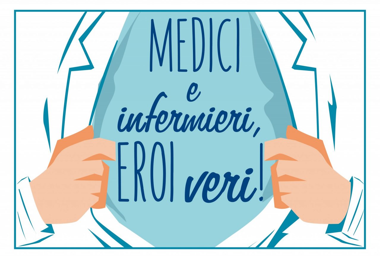 Medici e infermieri, eroi veri! Inviate foto, disegni e messaggi via mail e con WhatsApp