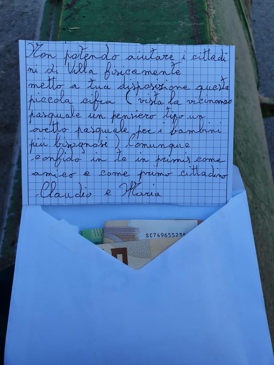 Donazione al Comune per i bambini