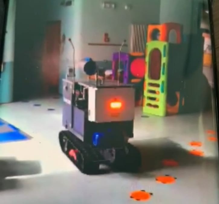Prima uscita per il drone anti-covid di Secam