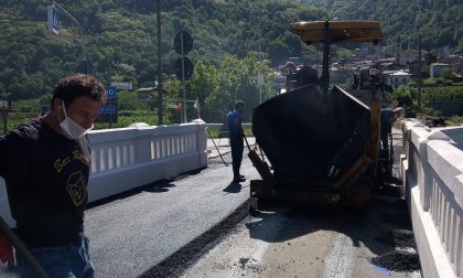 Domani riapre il ponte di Stazzona