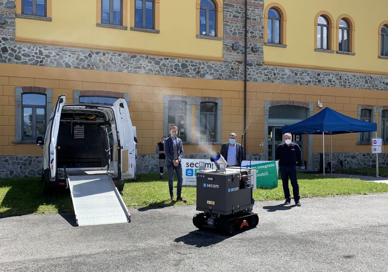 Un robot made in Valtellina per sanificare gli ambienti – FOTO