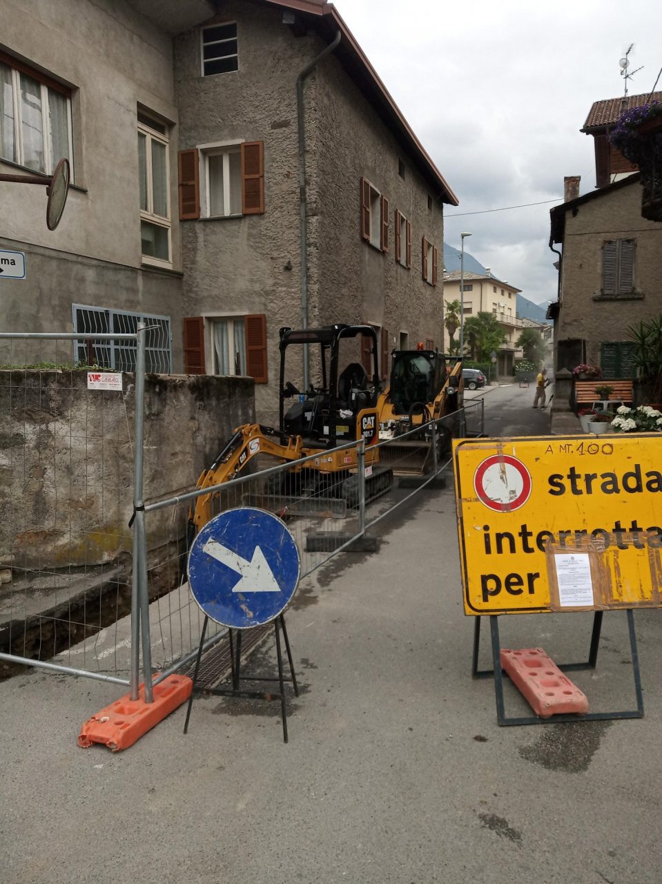 Via ai lavori per la posa del gas metano