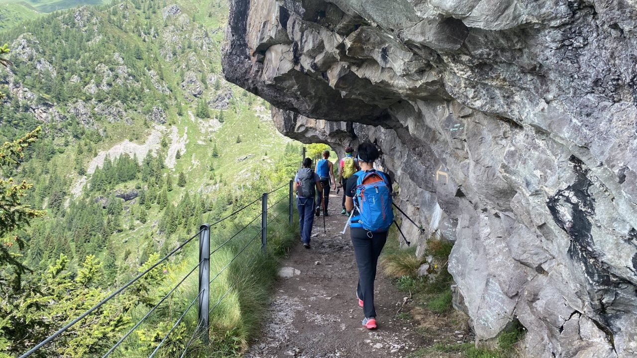 Bella gita dei Cai della Valfurva alla diga del Gleno