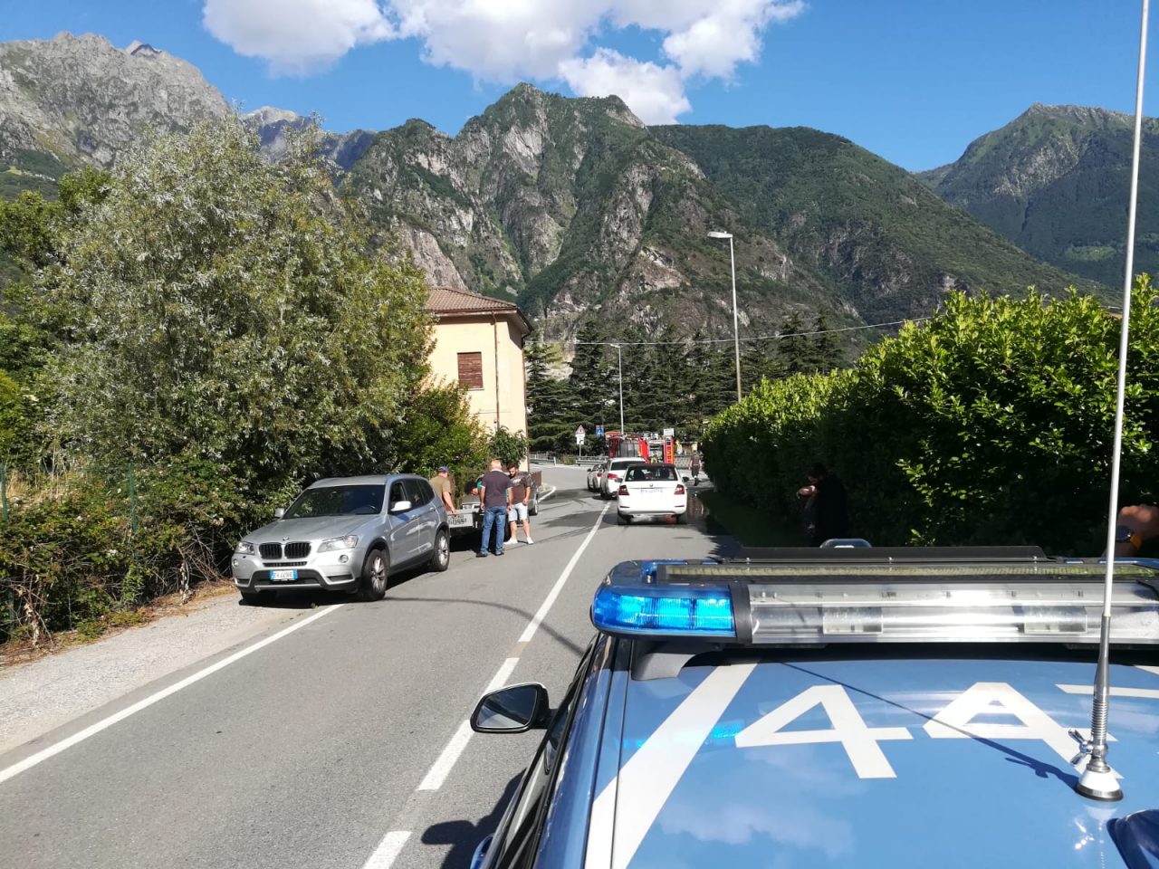 Scontro a Samolaco, 64enne in ospedale