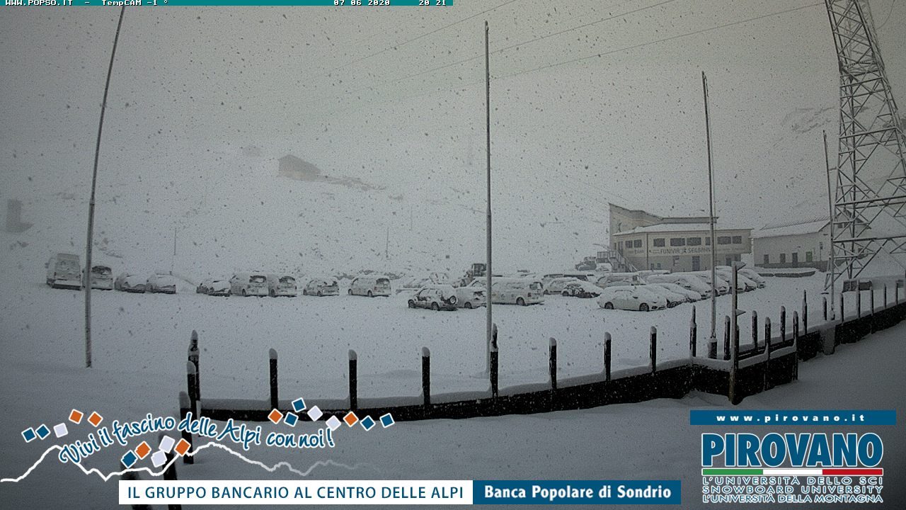 Nevica in Alta Valtellina VIDEO