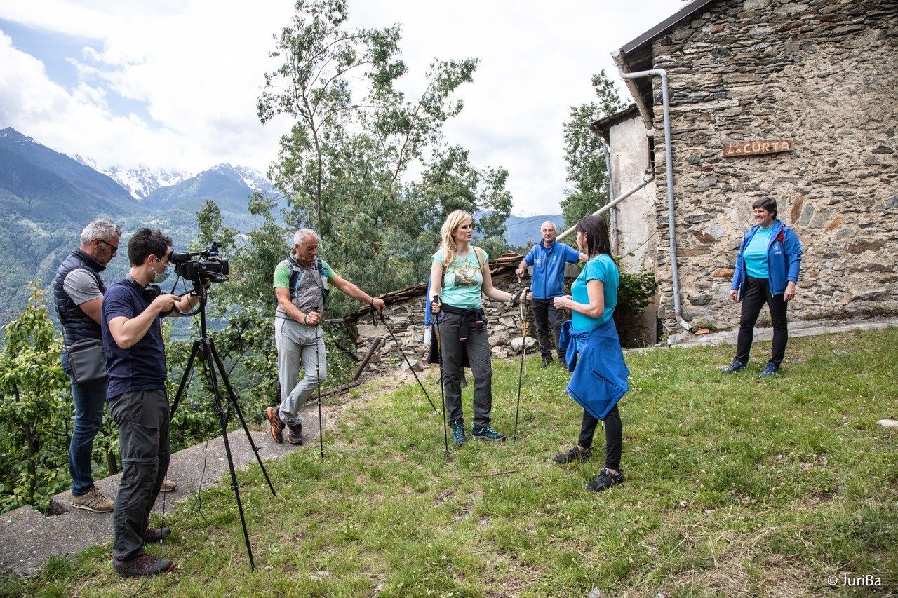 Sentiero Valtellina e Cammino Mariano protagonisti di uno speciale sulla Rai