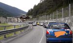 Lavori e traffico intenso, lunghe code in Alta Valle